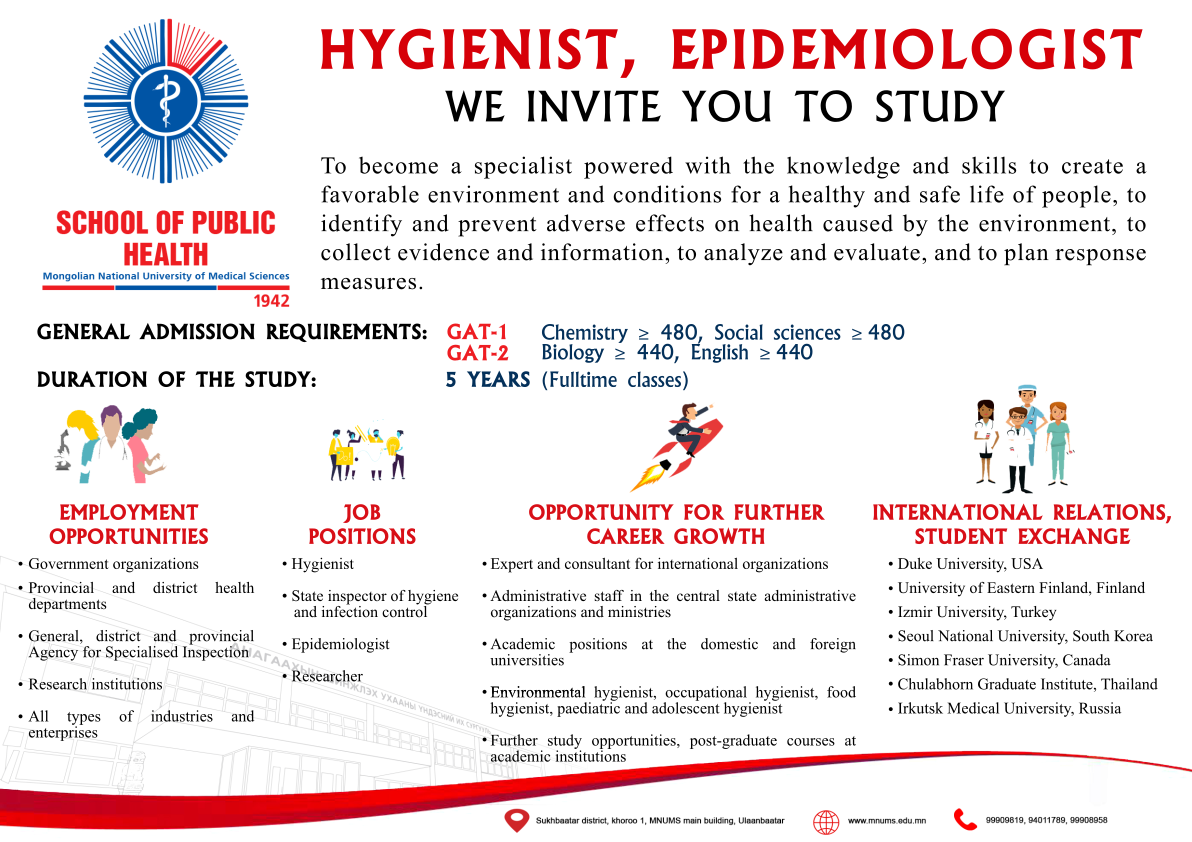 Hygienist and epidemiologist